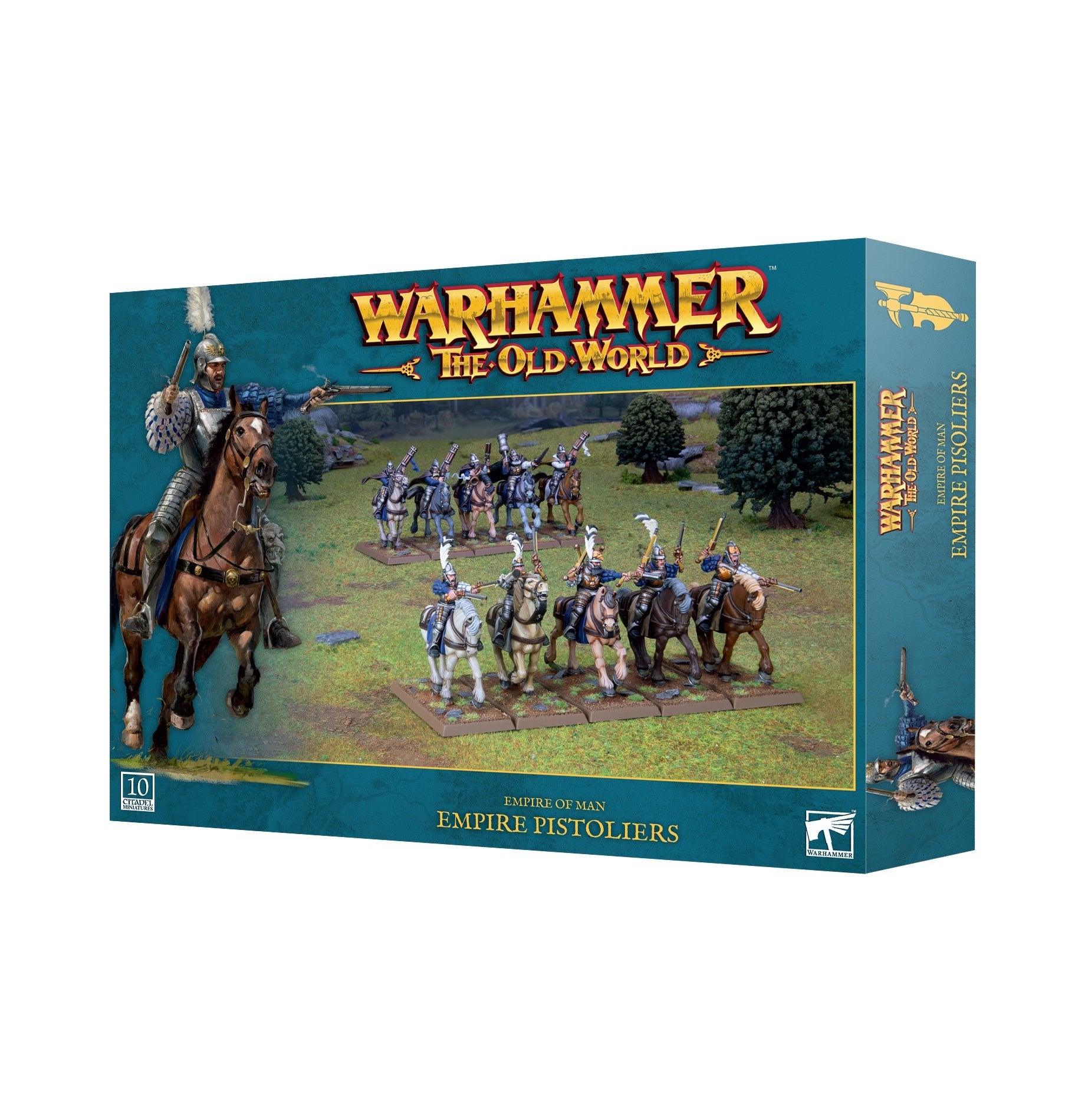 Warhammer The Old World: Empire of Man Empire Pistoliers Pre - order - Dark Crystal Cards