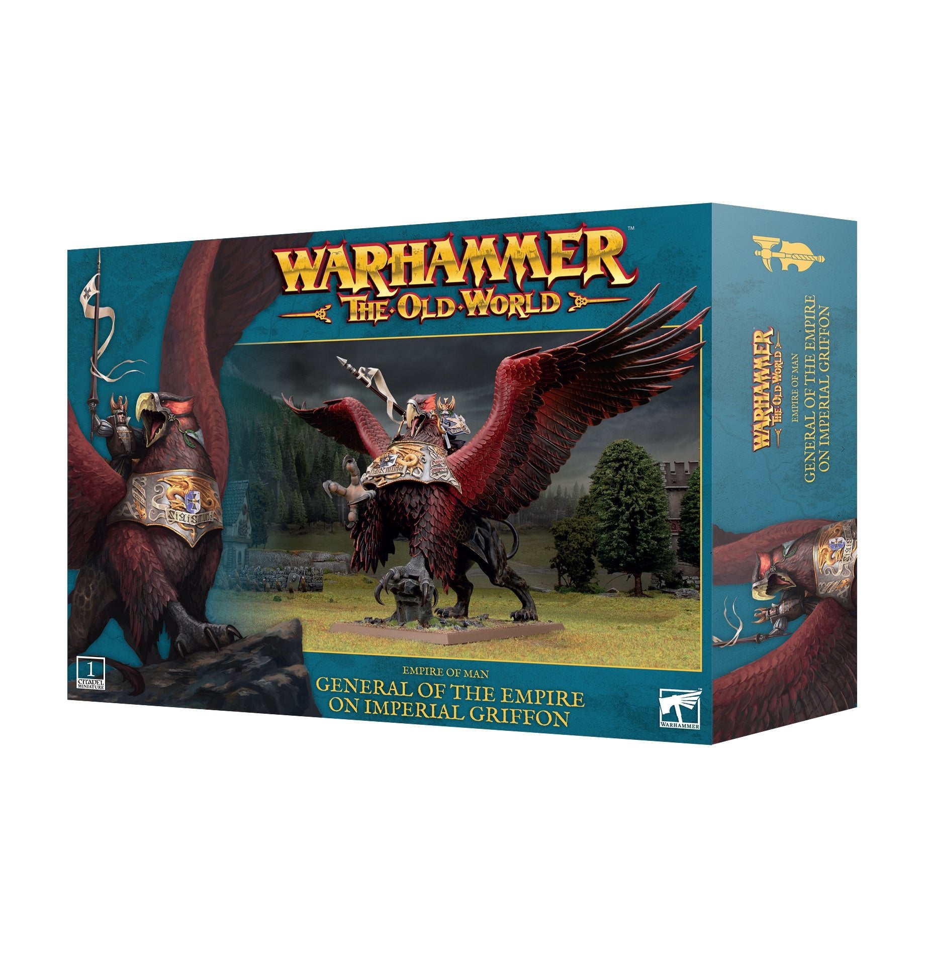 Warhammer The Old World Empire of Man General on Imperial Griffon Pre - order - Dark Crystal Cards