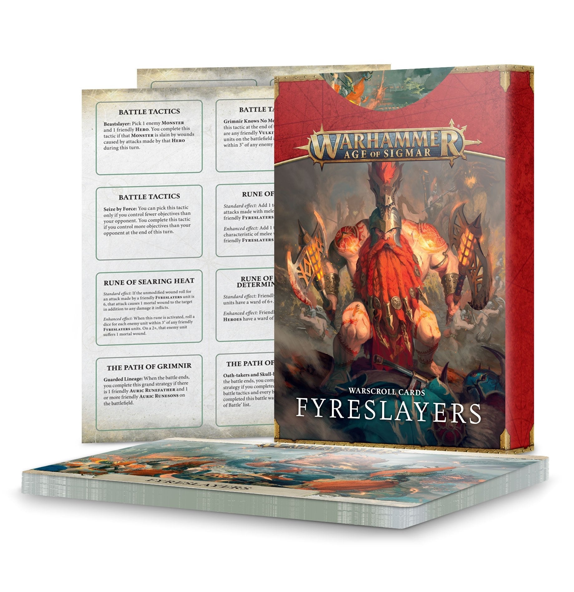 WARSCROLL CARDS: FYRESLAYERS - Dark Crystal Cards