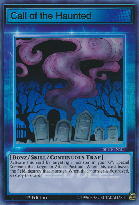 Call of the Haunted (Skill Card) [SBLS-ENS03] Ultra Rare