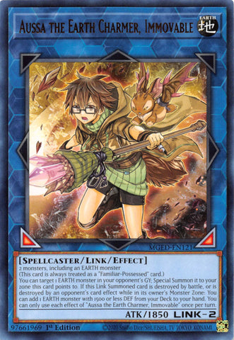 Aussa the Earth Charmer, Immovable [MGED-EN121] Rare