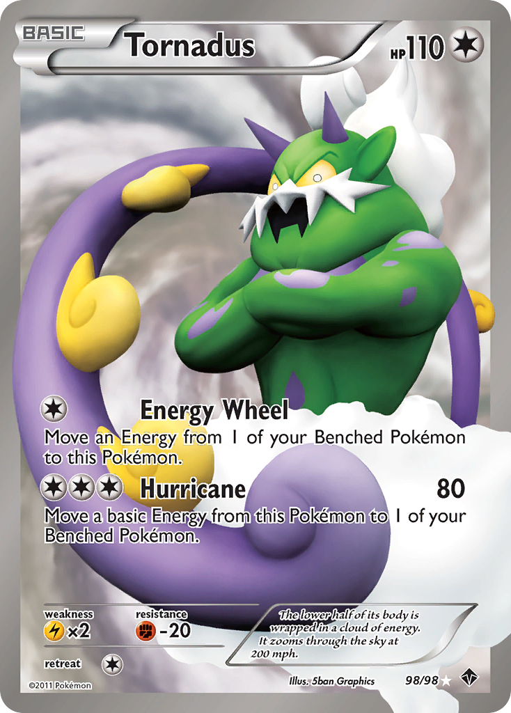 Tornadus (98/98) [Black & White: Emerging Powers]