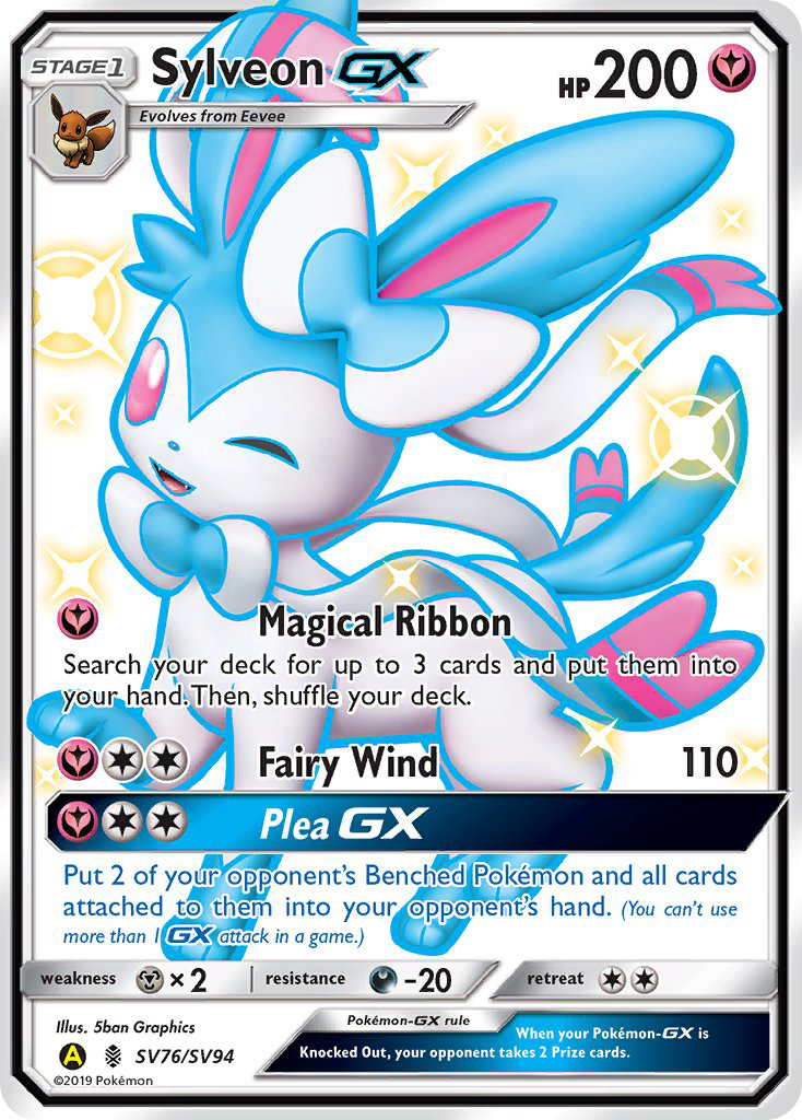 Sylveon GX (SV76/SV94) [Sun & Moon: Hidden Fates - Shiny Vault]