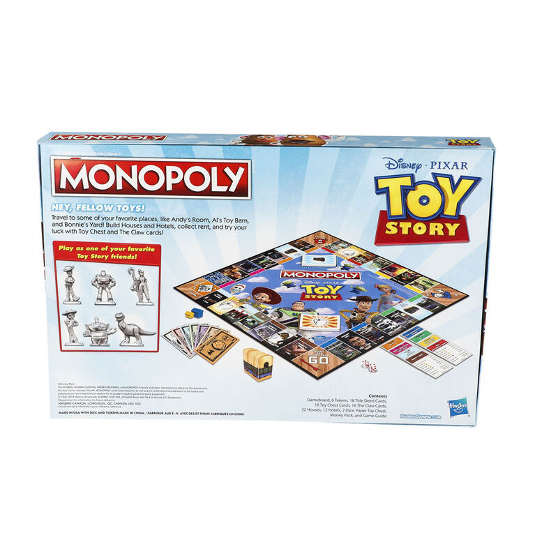 Hasbro Toy Story Monopoly New Sealed