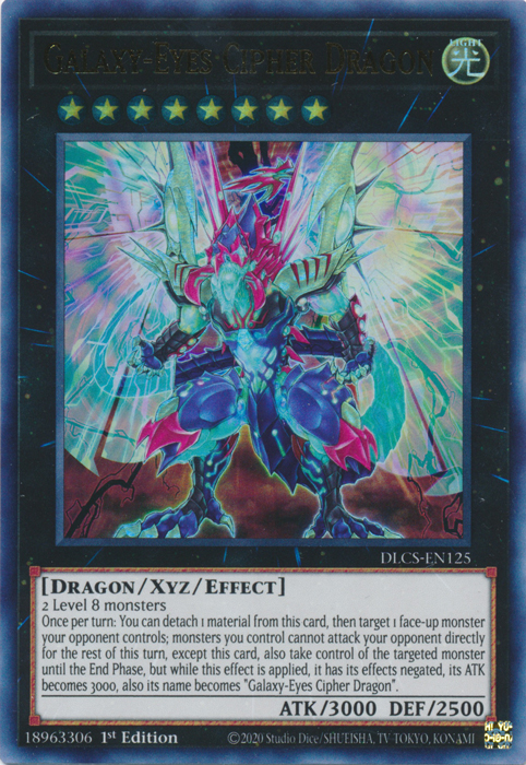 Galaxy-Eyes Cipher Dragon [DLCS-EN125] Ultra Rare