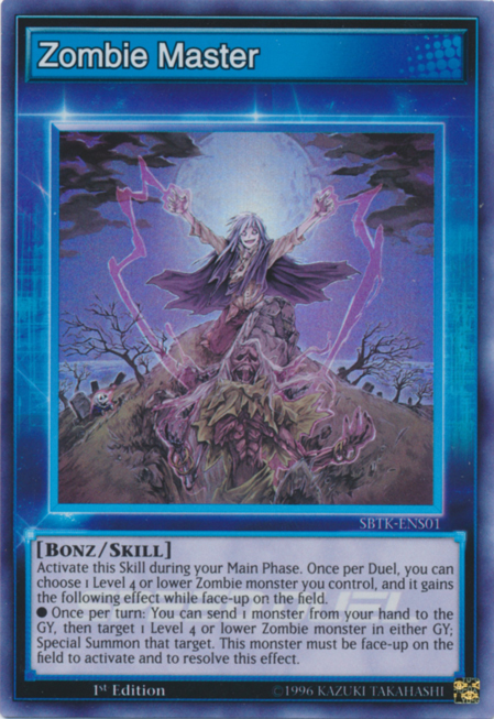 Zombie Master (Skill Card) [SBTK-ENS01] Super Rare