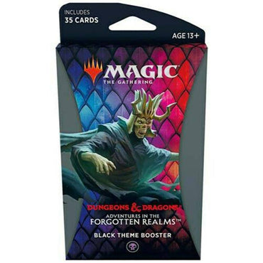 MAGIC THE GATHERING ADVENTURES IN THE FORGOTTEN THEME BOOSTER BLACK NEW