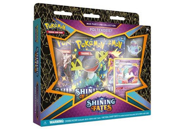 POKEMON SHINING FATES POLTEAGEIST MAD PARTY PIN COLLECTION BOX
