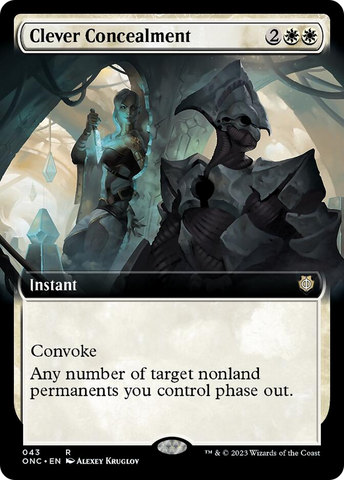 Clever Concealment (Extended Art) [Phyrexia: All Will Be One Commander]