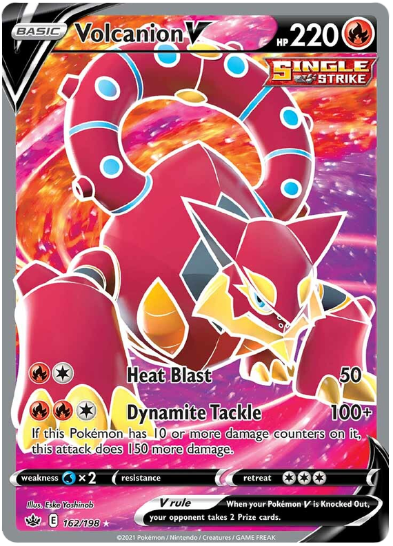 Volcanion V (162/198) [Sword & Shield: Chilling Reign]