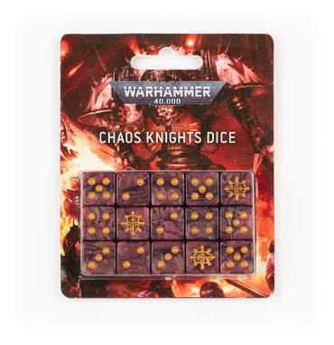 Warhammer 40k Chaos Knights Dice Set